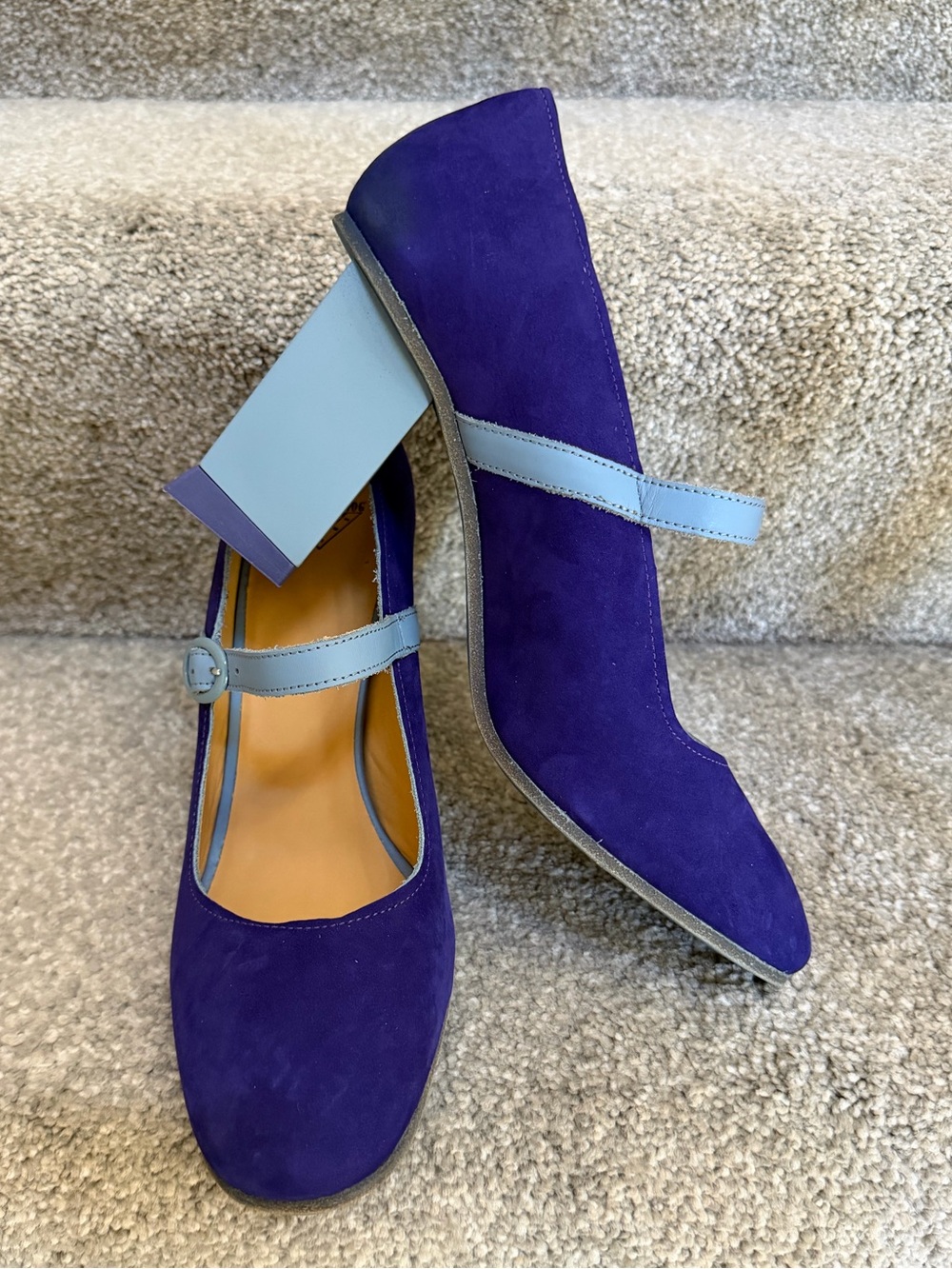 🎉John Fluevog JOANNE Pump, Women's Size 10, Purple/Blue
